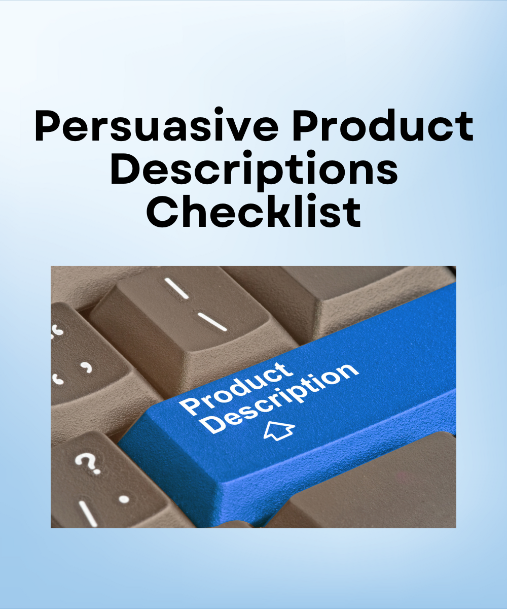Persuasive Product Descriptions Checklist